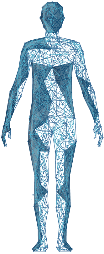 3D human skeleton drawing